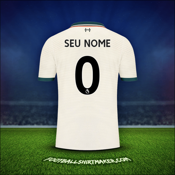 Camisa Liverpool FC 2021/2022 Alternativa -  seu nome - 0