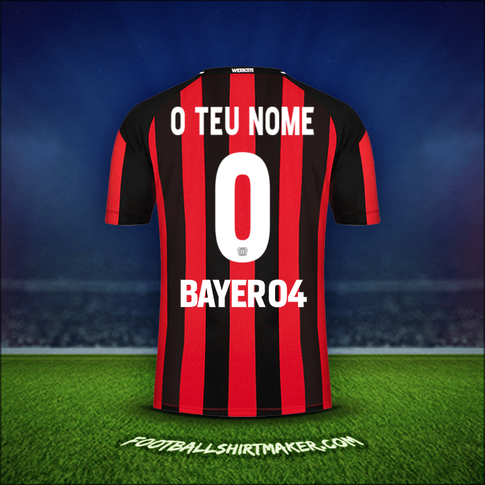 Camisola Bayer 04 Leverkusen 2021/2022 -  o teu nome - 0