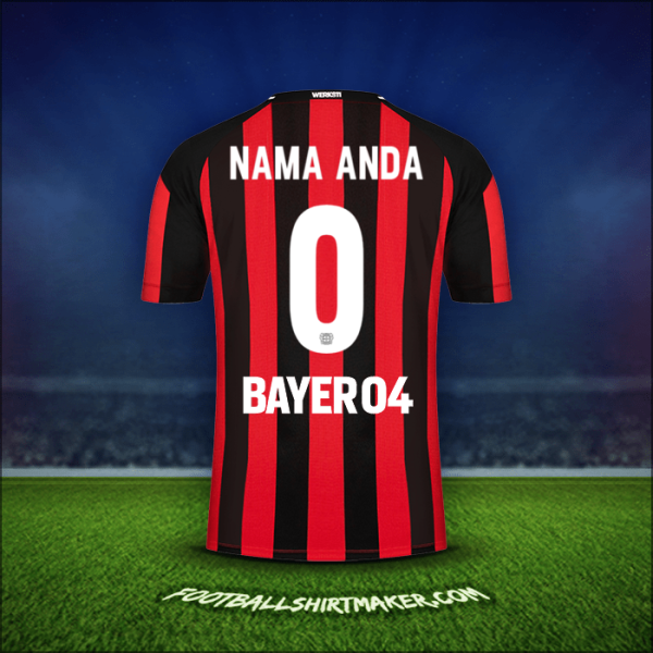 Jersey Bayer 04 Leverkusen 2021/2022 -  nama anda - 0