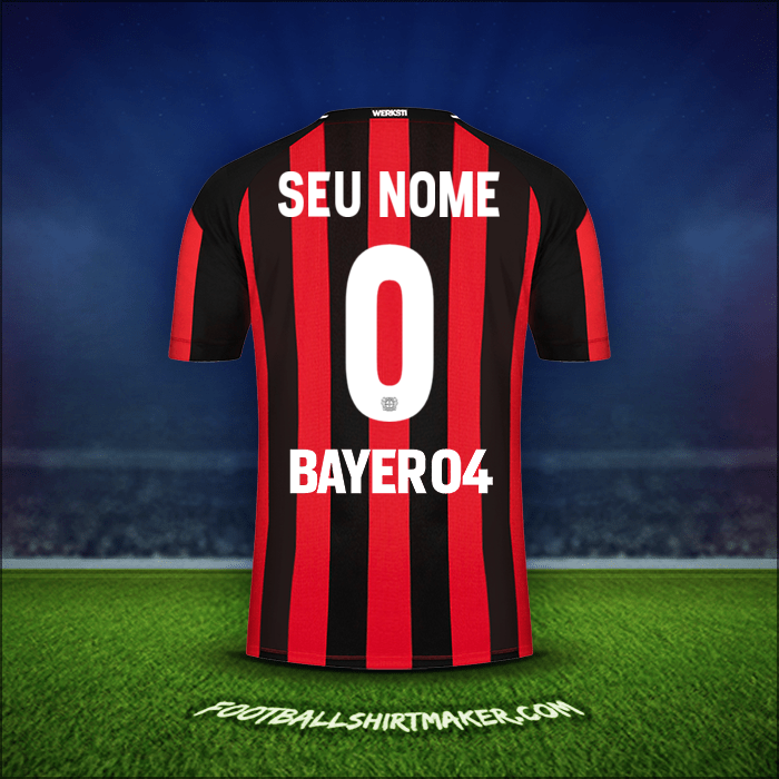 Camisa Bayer 04 Leverkusen 2021/2022 -  seu nome - 0