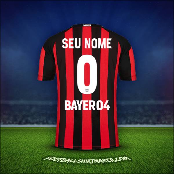 Camisa Bayer 04 Leverkusen 2021/2022 -  seu nome - 0