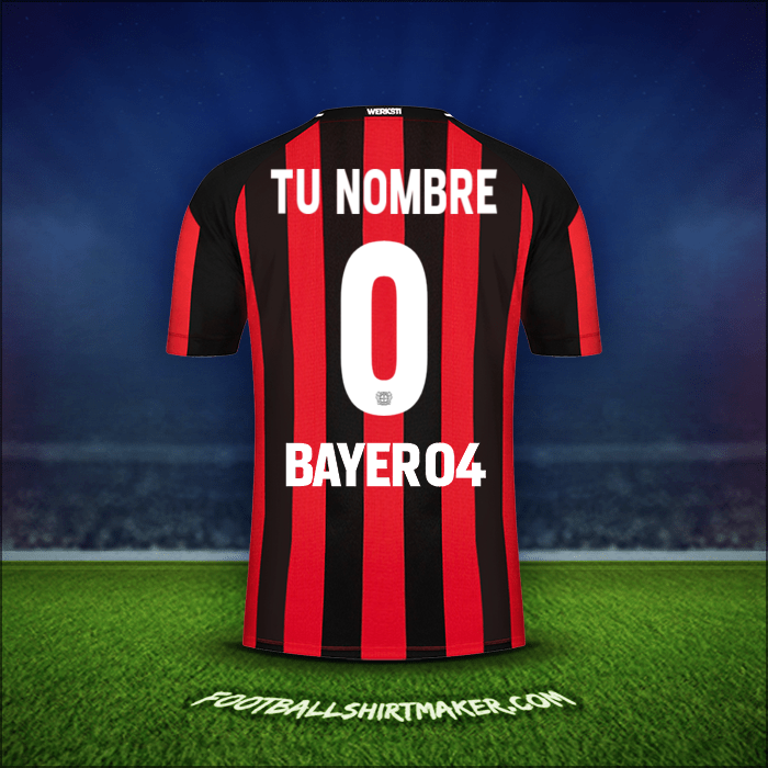 Jersey Bayer 04 Leverkusen 2021/2022 -  tu nombre - 0