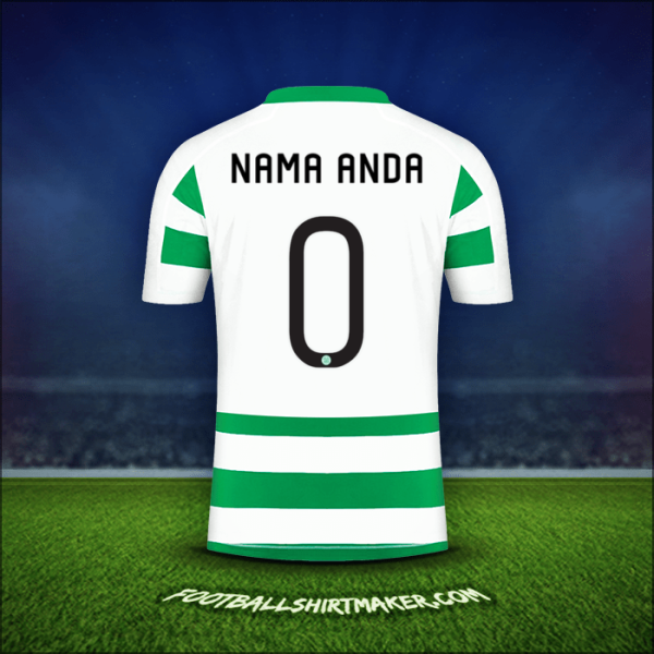 Jersey Celtic FC Cup 2019/20 -  nama anda - 0