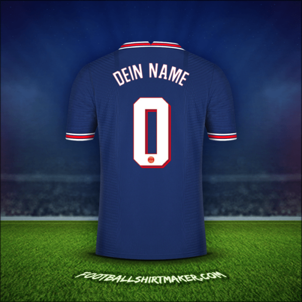 Trikot Paris Saint Germain Cup 2021/2022 -  dein name - 0