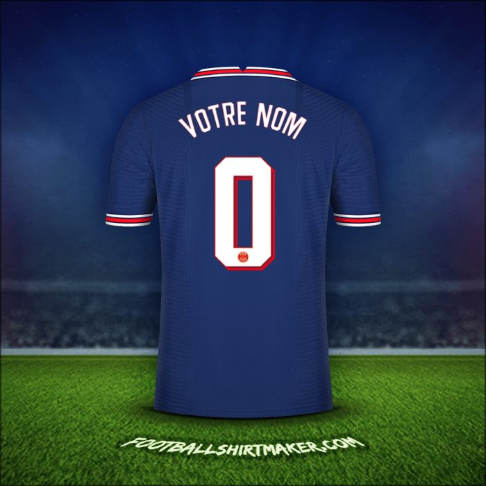 Maillot Paris Saint Germain Cup 2021/2022 -  votre nom - 0