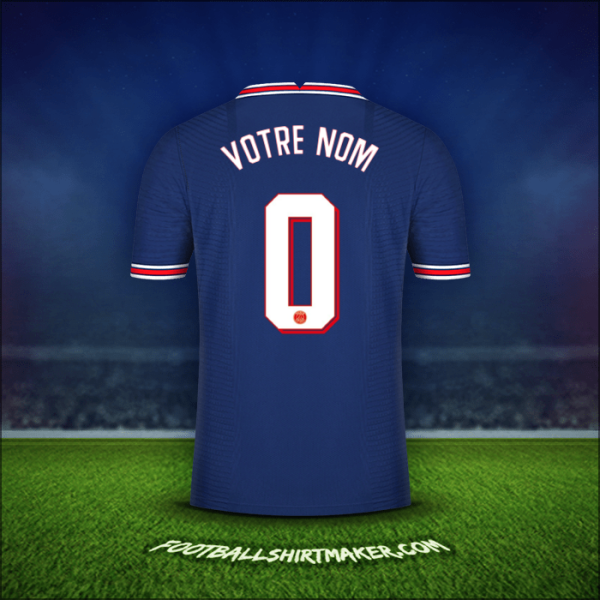 Maillot Paris Saint Germain Cup 2021/2022 -  votre nom - 0
