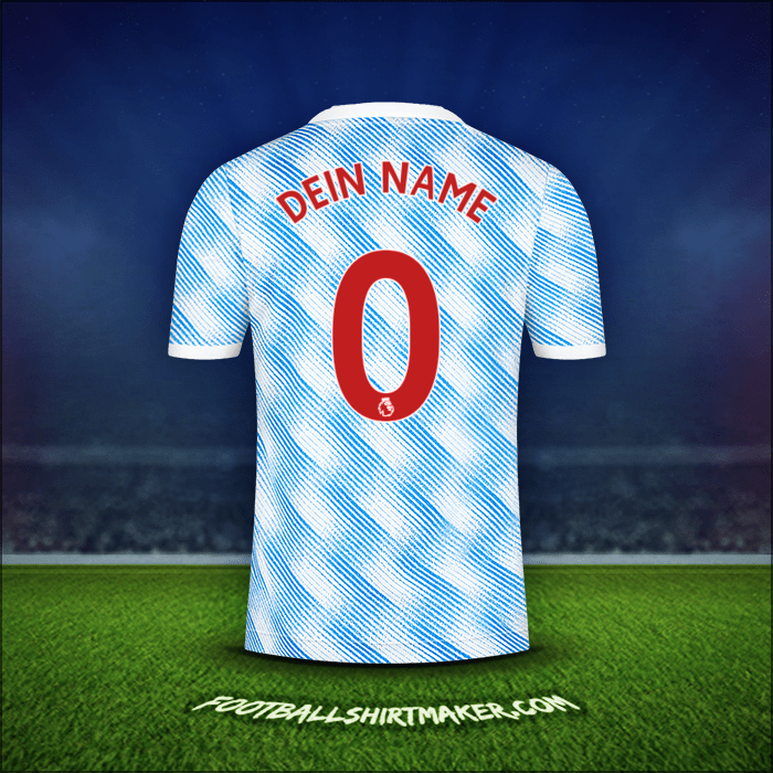 Trikot Manchester United 2021/2022 Auswärts -  dein name - 0