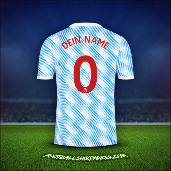 Trikot Manchester United 2021/2022 Auswärts -  dein name - 0
