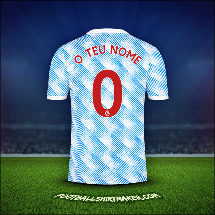 Camisola Manchester United 2021/2022 Alternativa -  o teu nome - 0