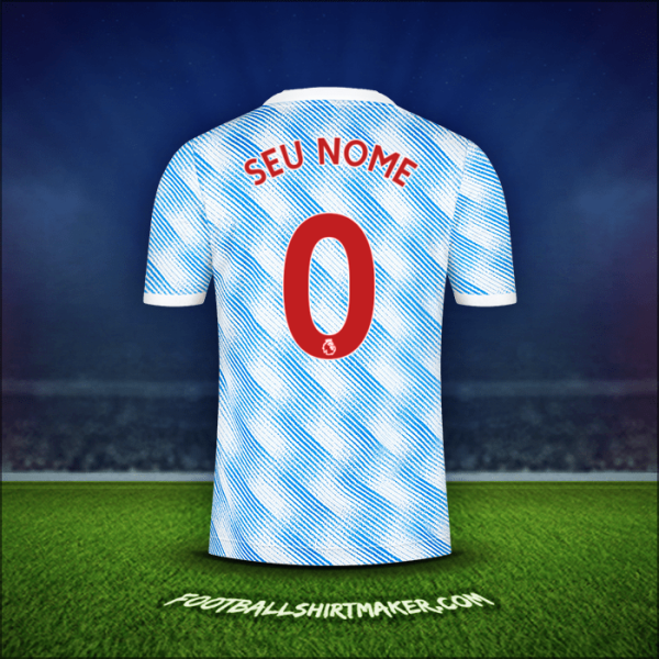 Camisa Manchester United 2021/2022 Alternativa -  seu nome - 0