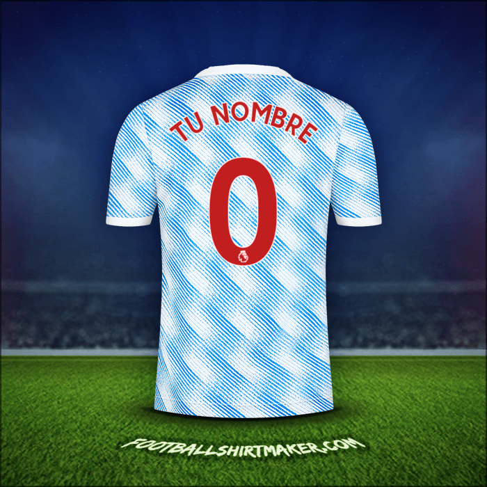 Camiseta Manchester United 2021/2022 Visita -  tu nombre - 0