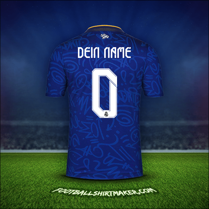 Trikot Real Madrid CF Cup 2021/2022 Auswärts -  dein name - 0