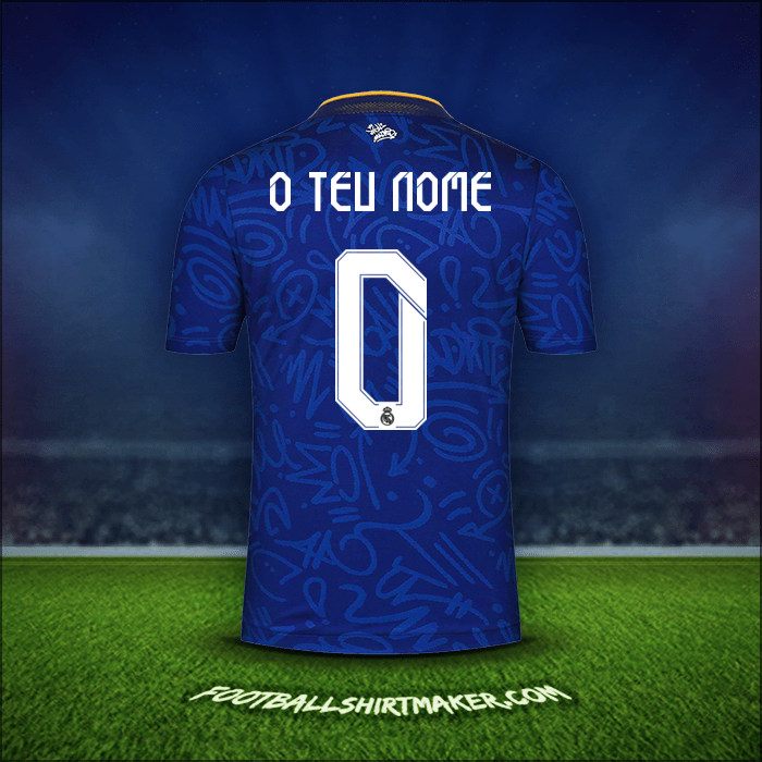 Camisola Real Madrid CF Cup 2021/2022 Alternativa -  o teu nome - 0
