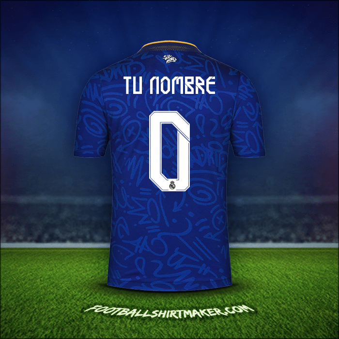 Jersey Real Madrid CF Cup 2021/2022 Visita -  tu nombre - 0