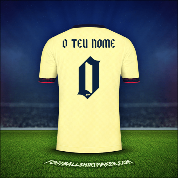 Camisola Arsenal Cup 2021/2022 Alternativa -  o teu nome - 0