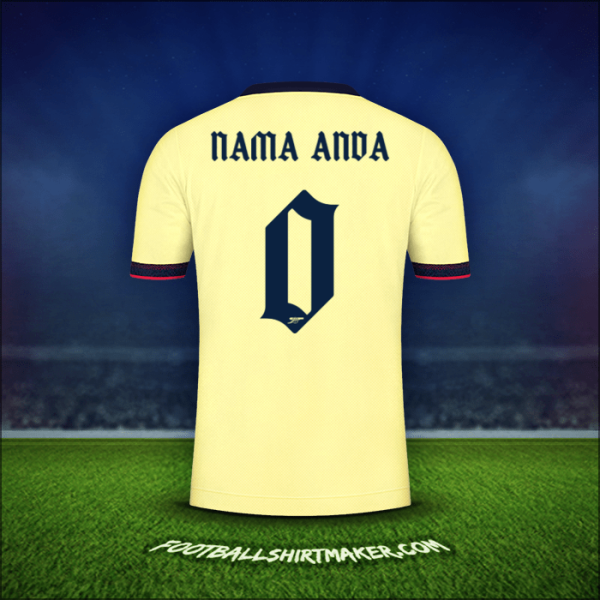 Jersey Arsenal Cup 2021/2022 Alternatif -  nama anda - 0