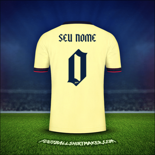Camisa Arsenal Cup 2021/2022 Alternativa -  seu nome - 0