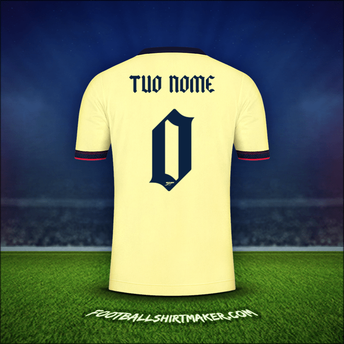 Maglia Arsenal Cup 2021/2022 Seconda -  tuo nome - 0