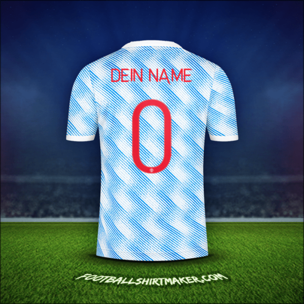 Trikot Manchester United Cup 2021/2022 Auswärts -  dein name - 0