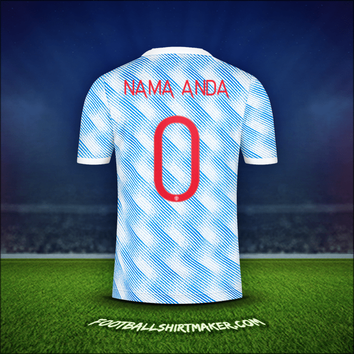 Jersey Manchester United Cup 2021/2022 Alternatif -  nama anda - 0