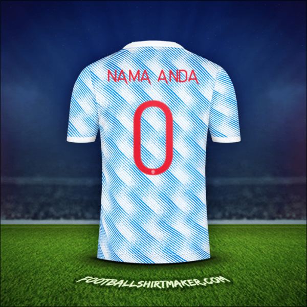Jersey Manchester United Cup 2021/2022 Alternatif -  nama anda - 0