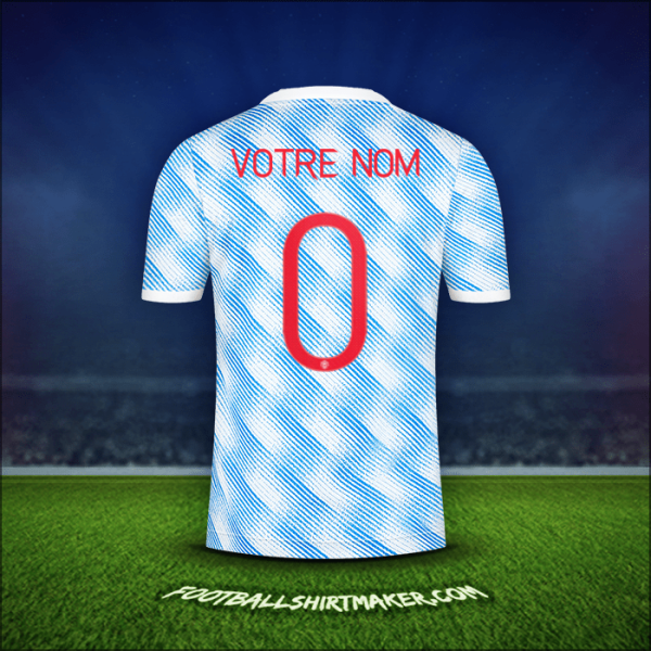 Maillot Manchester United Cup 2021/2022 Extérieur -  votre nom - 0