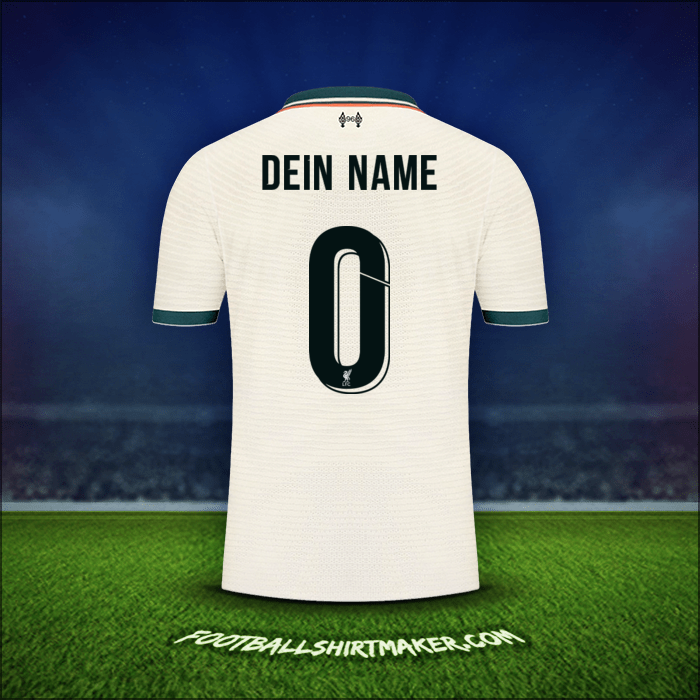 Trikot Liverpool FC Cup 2021/2022 Auswärts -  dein name - 0