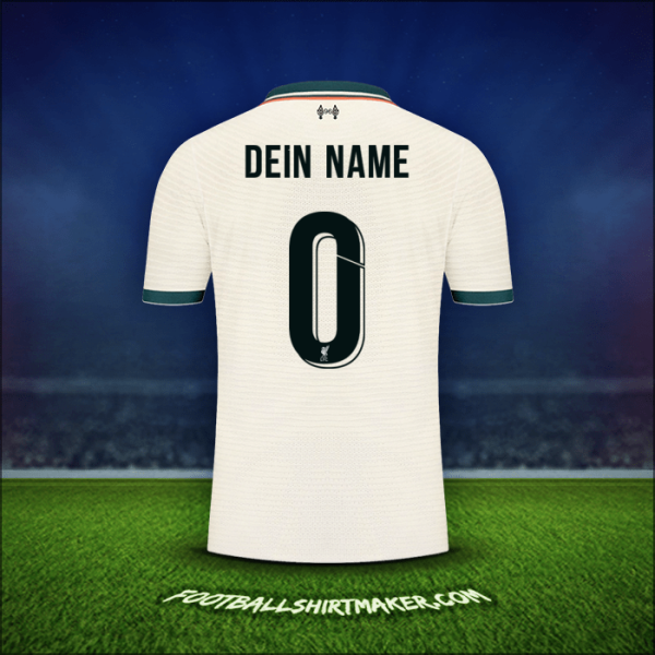 Trikot Liverpool FC Cup 2021/2022 Auswärts -  dein name - 0