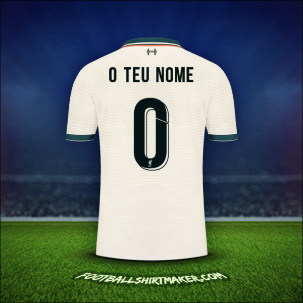 Camisola Liverpool FC Cup 2021/2022 Alternativa -  o teu nome - 0
