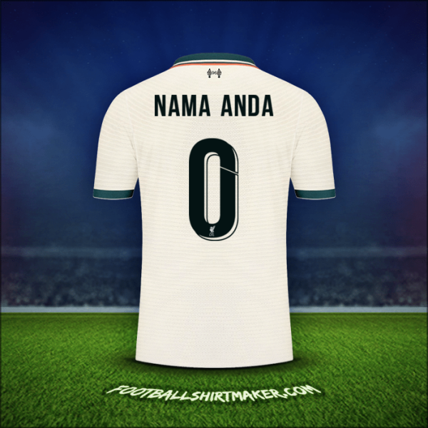 Jersey Liverpool FC Cup 2021/2022 Alternatif -  nama anda - 0