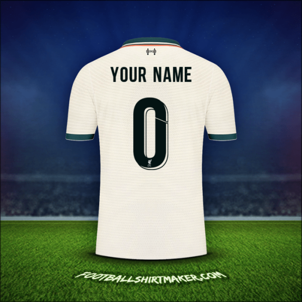 Jersey Liverpool FC Cup 2021/2022 Away -  your name - 0