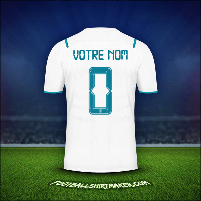 Maillot Manchester City Cup 2021/2022 Extérieur -  votre nom - 0