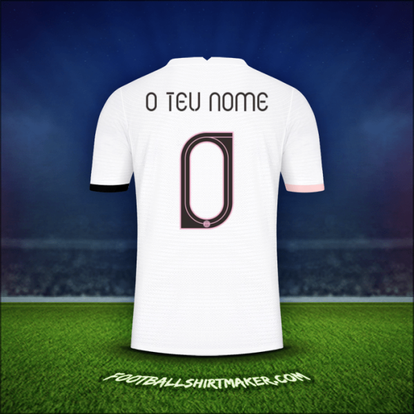 Camisola Paris Saint Germain Cup 2021/2022 Alternativa -  o teu nome - 0