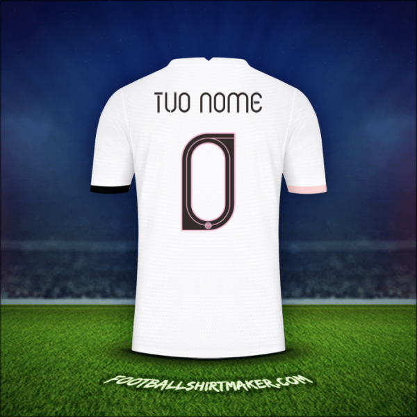 Maglia Paris Saint Germain Cup 2021/2022 Seconda -  tuo nome - 0