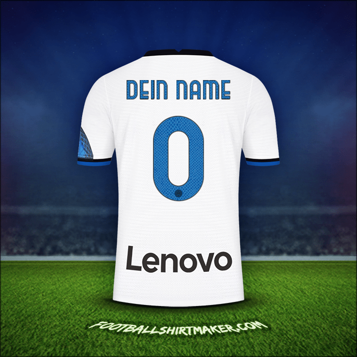 Trikot Inter 2021/2022 Auswärts -  dein name - 0