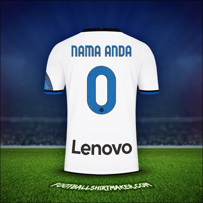 Jersey Inter 2021/2022 Alternatif -  nama anda - 0