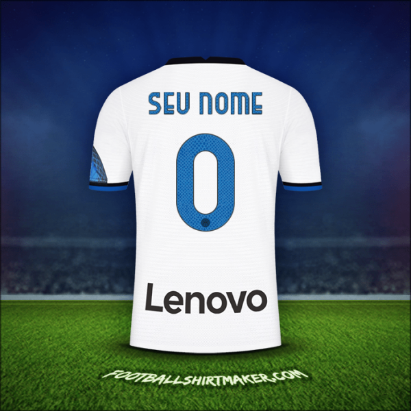 Camisa Inter 2021/2022 Alternativa -  seu nome - 0