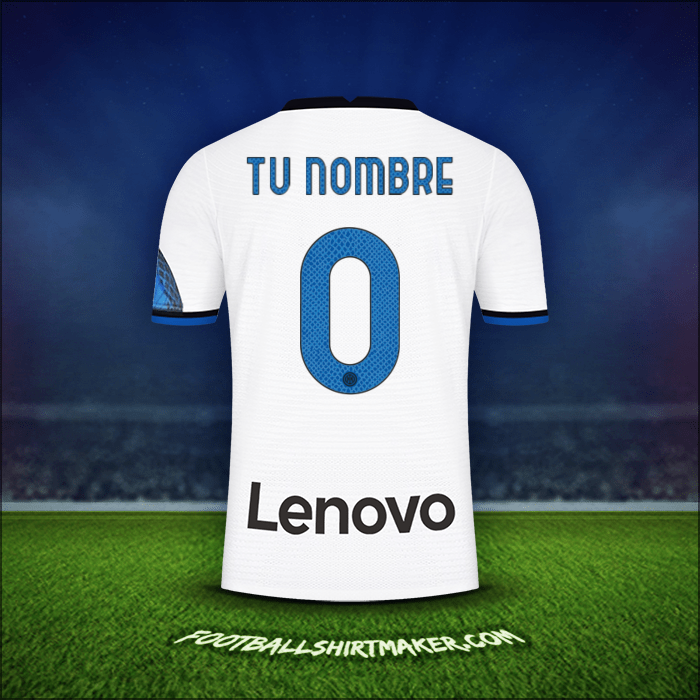Jersey Inter 2021/2022 Visita -  tu nombre - 0