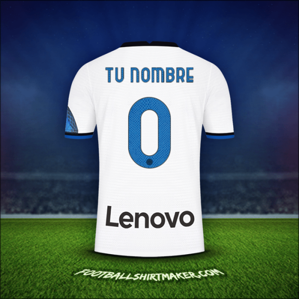 Jersey Inter 2021/2022 Visita -  tu nombre - 0
