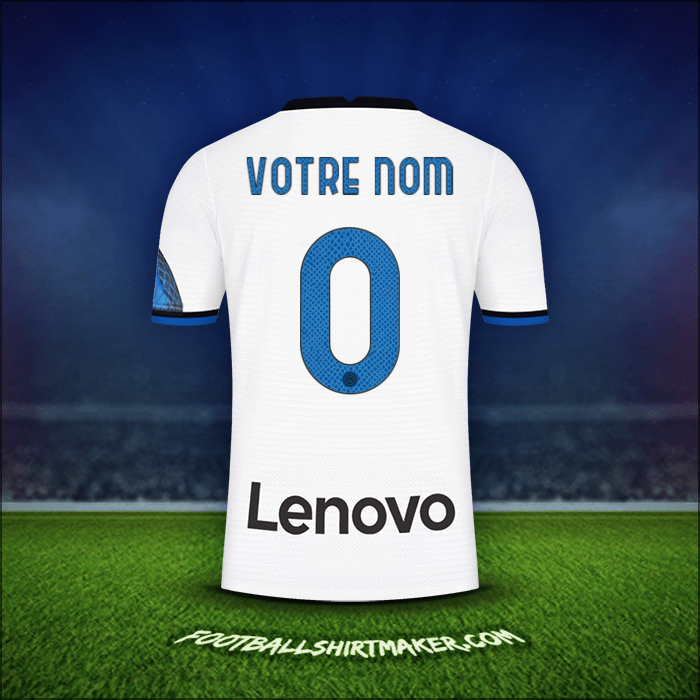Maillot Inter 2021/2022 Extérieur -  votre nom - 0