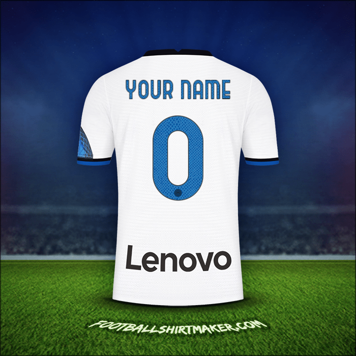 Shirt Inter 2021/2022 Away -  your name - 0