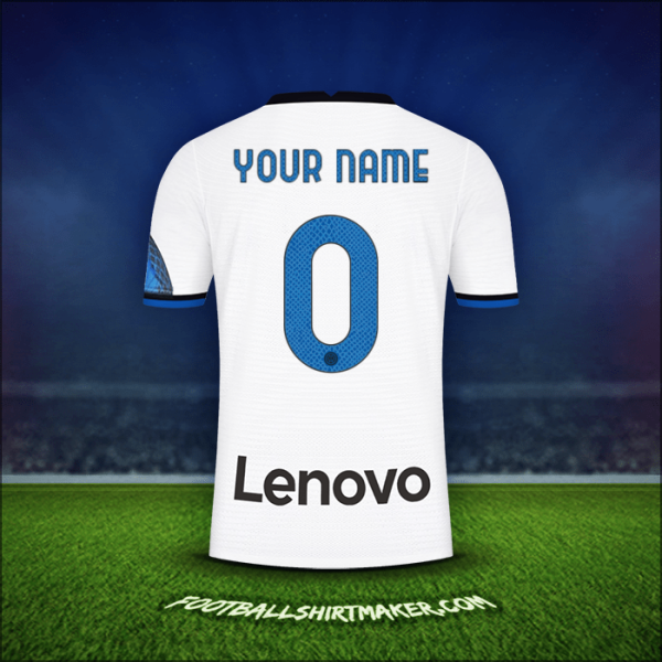 Shirt Inter 2021/2022 Away -  your name - 0