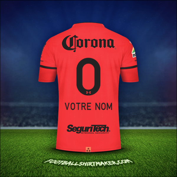 Maillot Toluca FC 2021/2022 -  votre nom - 0