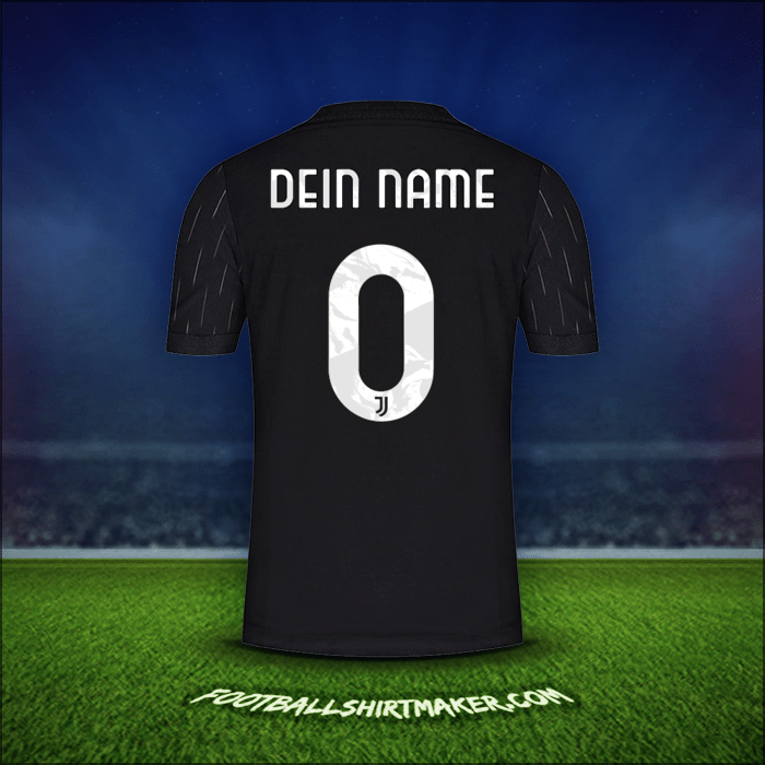 Trikot Juventus FC Cup 2021/2022 Auswärts -  dein name - 0