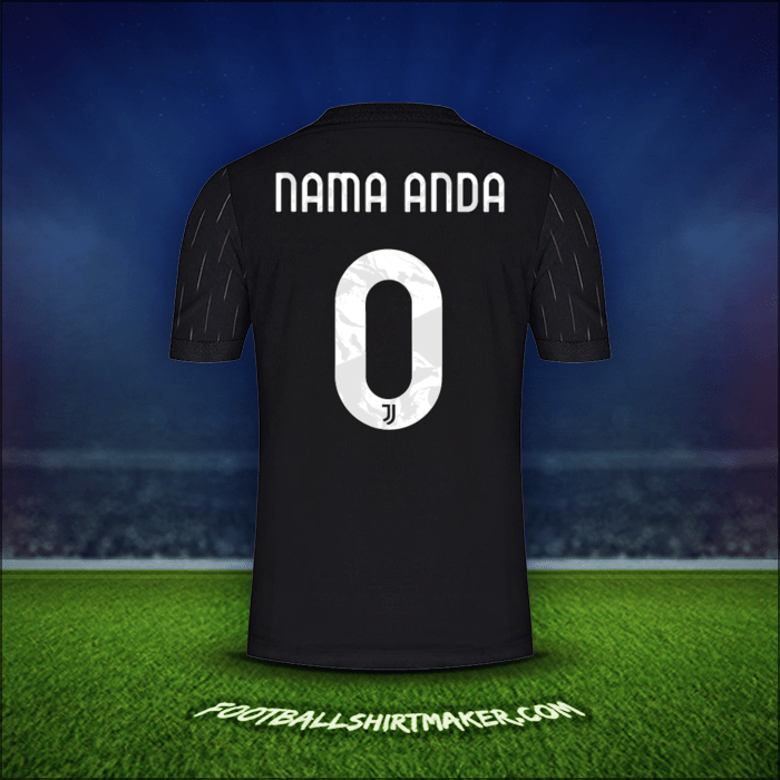 Jersey Juventus FC Cup 2021/2022 Alternatif -  nama anda - 0