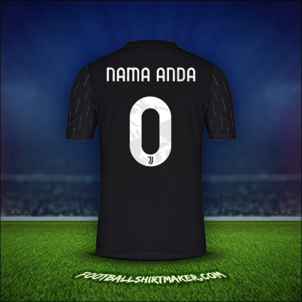 Jersey Juventus FC Cup 2021/2022 Alternatif -  nama anda - 0