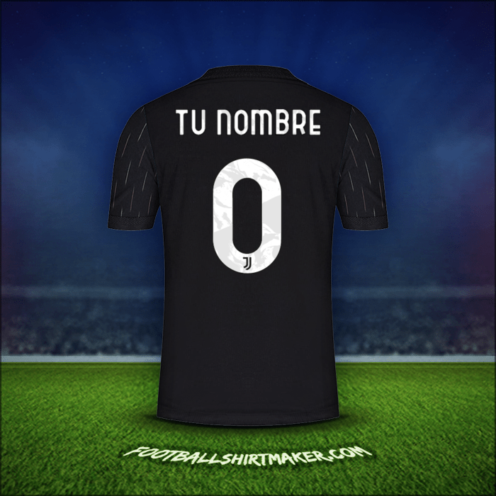 Jersey Juventus FC Cup 2021/2022 Visita -  tu nombre - 0