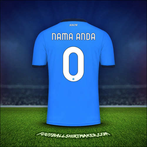 Jersey SSC Napoli 2021/2022 -  nama anda - 0