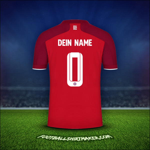 Trikot FC Bayern Munchen Cup 2021/2022 -  dein name - 0