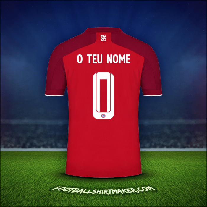 Camisola FC Bayern Munchen Cup 2021/2022 -  o teu nome - 0